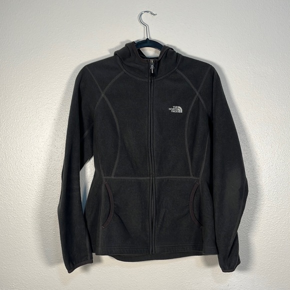 The North Face Sweaters - North face grey long sleeve zip up sweatshirt size medium